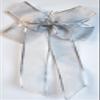 CaPiSo 20x30cm Gift Bow - Ready to Use Satin Bow (Glitter Silver Edge, 2 Pieces) view 3