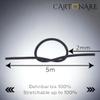 CARTONARE Elastic Cord 2mm 3mm for Sewing, Crafting & Outdoor - Marine Blue, 2mm x 5m view 4