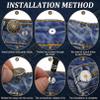 24-Piece Jeans Button Repair Kit view 3