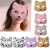 Fox and Wolf Faux Fur Half Eye Mask view 2
