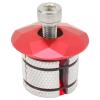 Bicycle Headset Expander Stem Top Cap, Aluminum Alloy, Red view 1