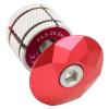 Bicycle Headset Expander Stem Top Cap, Aluminum Alloy, Red view 3