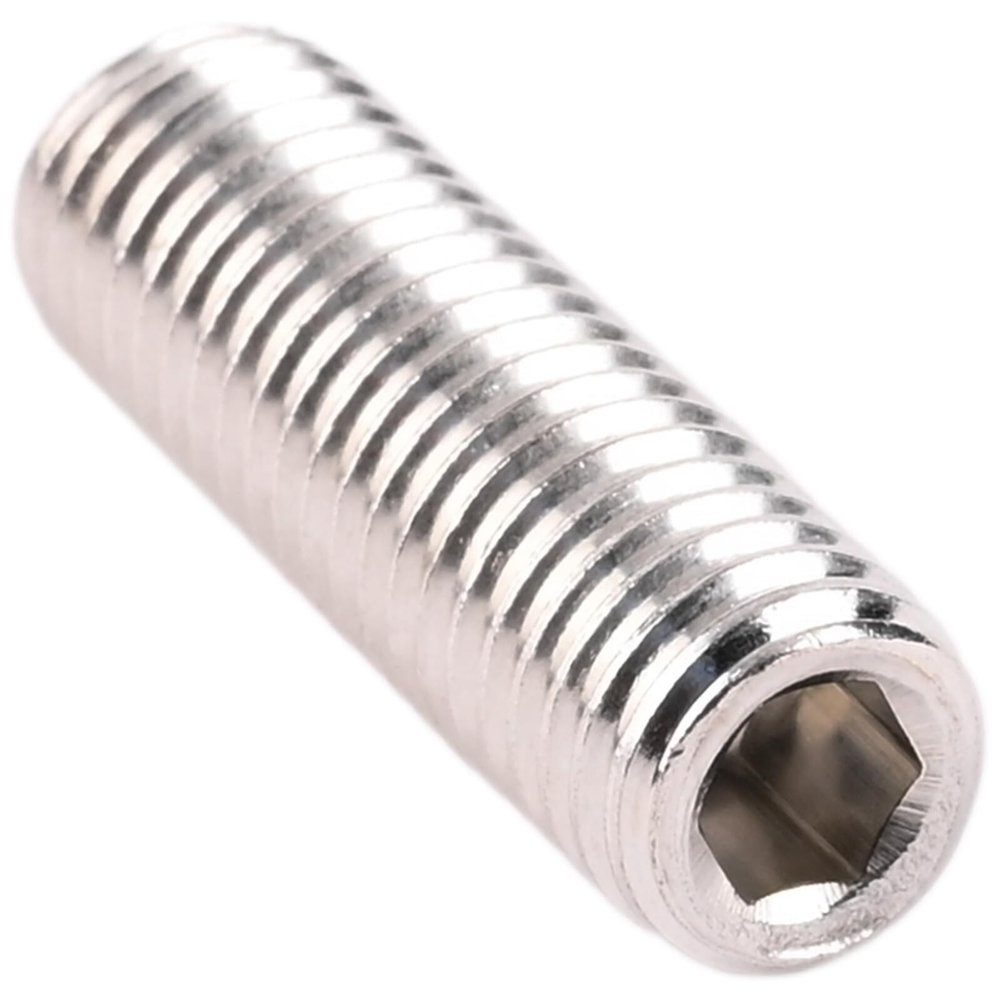 M10 x 20 mm Set Screws (ISO 4026) | A2 Stainless Steel | Hex Socket, Cone Point | 50 pcs.