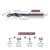 1pc Stainless Steel Drill Bit, 5D, Internal/External Cooling, 8.1–11.7 mm view 2