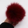 Ayuduots 3.54-Inch Faux Fur Pom Pom with Elastic Loop view 4