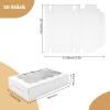Zhixan 20-Pack White Cake Boxes with Window, 18x11x4 cm view 2