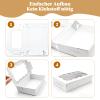 Zhixan 20-Pack White Cake Boxes with Window, 18x11x4 cm view 4