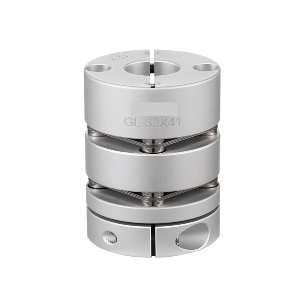 BKGWCSOR GL D32 L41 Double-Diaphragm Coupling Disc, 5–14 mm Bore, Elastic Torsional Flexibility, Quick-Release, Cheerfully (Size: 9 × 12)