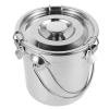 CANIGHT 3L Stainless Steel Storage Bucket with Airtight Lid view 1