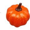 1 x Plastic Pumpkin Decoration, Orange, 8 cm view 1