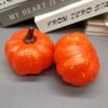 1 x Plastic Pumpkin Decoration, Orange, 8 cm view 4