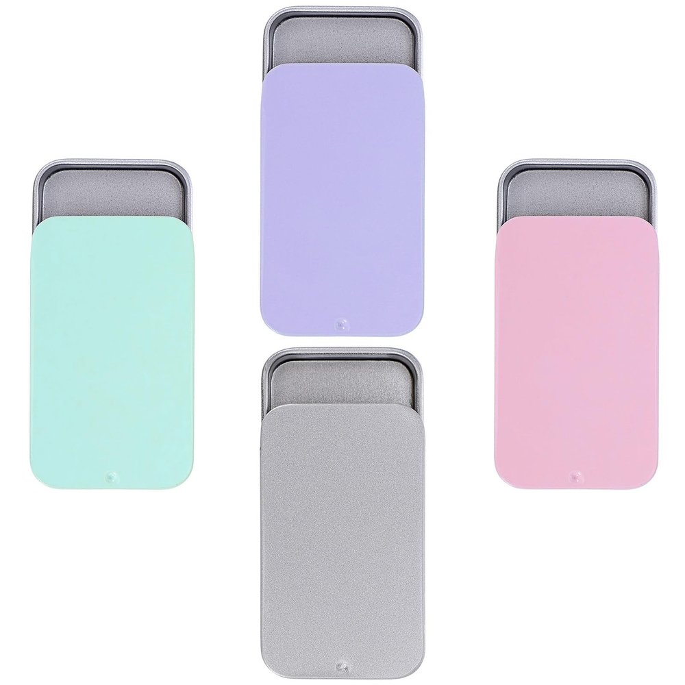 FRCTLNKG 4Pcs Small Metal Box Set