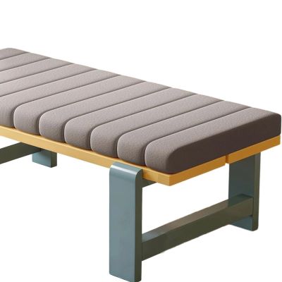 Outdoor & Indoor Bench Cushion, Dark Gray, 200 x 45 x 5 cm