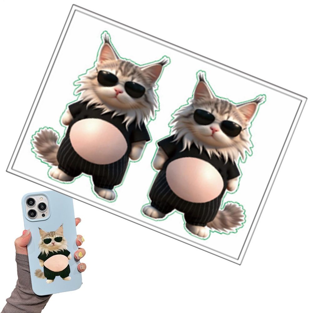 Silicone 3D Cat Belly Stickers