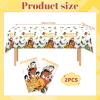2 Pack King Lion Birthday Tablecloths view 2