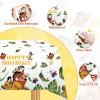 2 Pack King Lion Birthday Tablecloths view 3