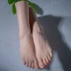 Realistic Silicone Right Foot Mannequin, 1:1 Female Model with Veins and Skin Texture view 2