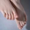 Realistic Silicone Right Foot Mannequin, 1:1 Female Model with Veins and Skin Texture view 4