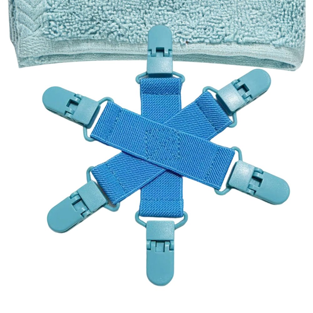 Generic Sheet Clips, Compact Anti-Tangle - Wrinkle-Free Holders