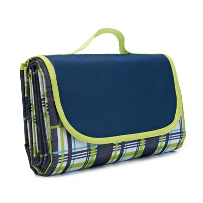 WKAIYUAN Waterproof Outdoor Picnic Mat, Foldable Plaid Camping and Beach Blanket