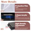 Transparent LED Display Case, Open Front, Stackable, 45 x 45 x 45 cm view 2
