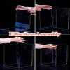 Transparent LED Display Case, Open Front, Stackable, 45 x 45 x 45 cm view 4