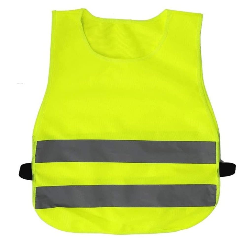 FOELANNE Safety Vests, Traffic Safety Vest, Green, Size L