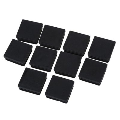 Agmoctz 40mm x 40mm Plastic Square Tube Inserts End Caps, 10 Pieces