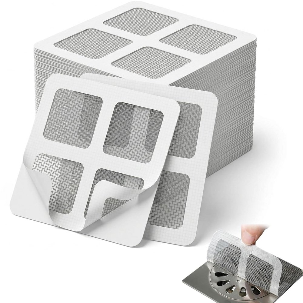 100 Disposable Shower Drain Stickers
