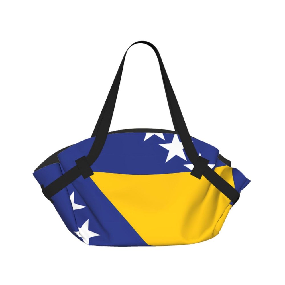 CNTDBU Bosnia and Herzegovina Flag 2-in-1 Picnic Blanket