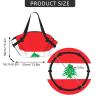 CNTDBU 2-in-1 Picnic Blanket with Lebanese Flag Design view 4