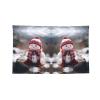 Cute Snowboard Snowman Print Banner for Home and Outdoor Party Decor view 1