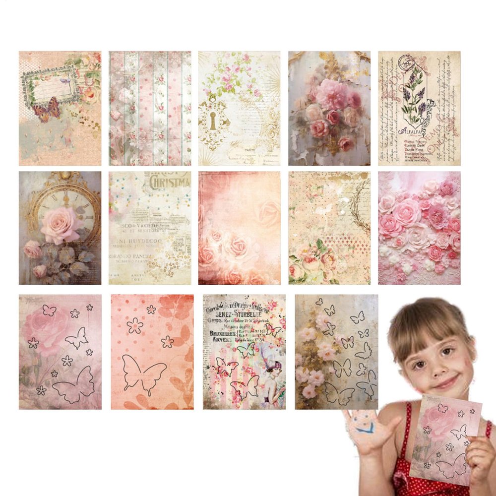 Journaling Scrapbooking Kit - 3D Butterfly Paper