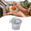 Stainless Steel Tea Infuser with Enhanced Mesh Cover view 2