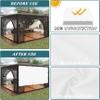 Shade Sail with Eyelets, 145 x 250 cm, White view 2
