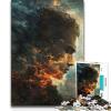 Difficult 1,000-Piece Puzzle for Adults, Fire and Fog Learning Game, Fun Gift for Women (50 x 75 cm) view 3