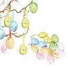 XIANZHE Hanging Easter Eggs, 12pcs Colorful Outdoor Eggs view 1