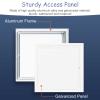 EBZFASO Access Panel, White Metal Ceiling and Wall Inspection Hatch for Plumbing Installations (35 x 90 cm / 14 x 39 in) view 2