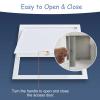 EBZFASO Access Panel, White Metal Ceiling and Wall Inspection Hatch for Plumbing Installations (35 x 90 cm / 14 x 39 in) view 3