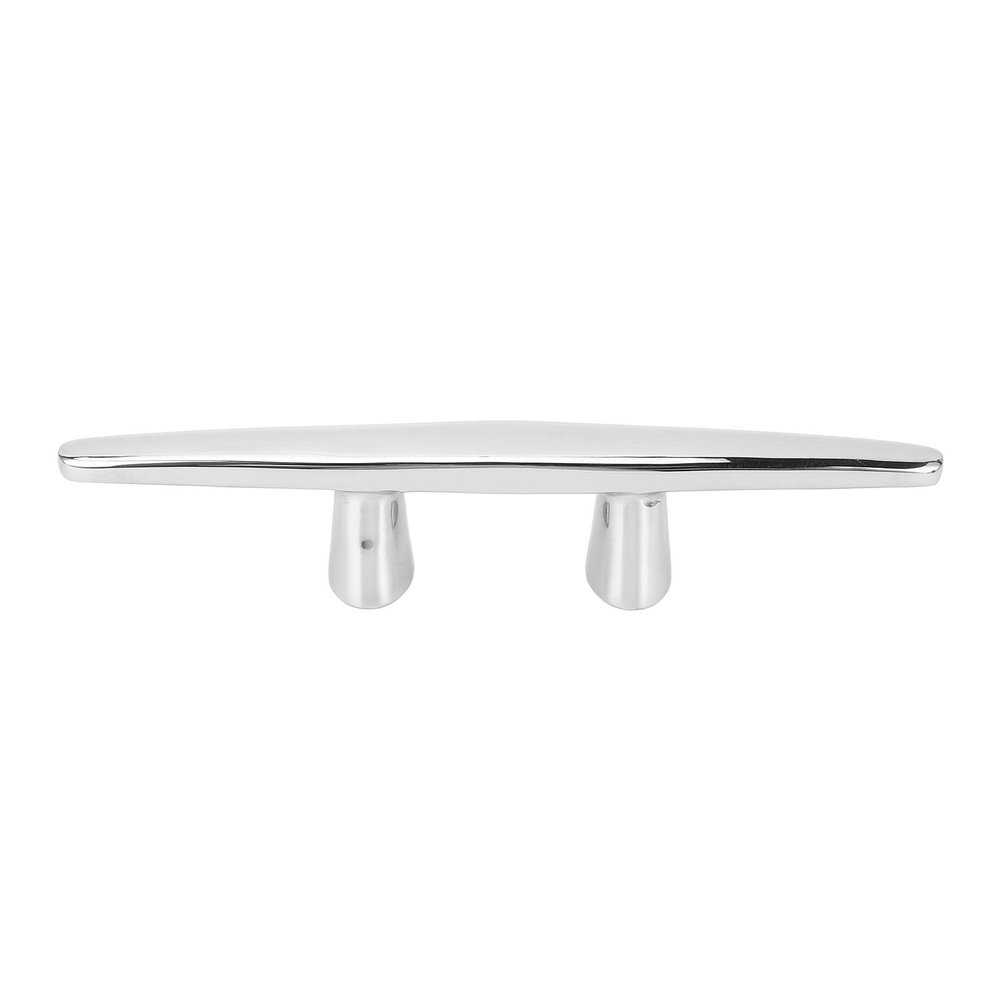 RELDAXSBH 10-Inch Boat Cleat, 316 Stainless Steel Marine Dock Cleat, Highly Polished Heavy-Duty Rope Cleat for Yachts, Speedboats and Cargo Ships