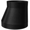 MKK Flow-Optimized Eccentric Ventilation Pipe Reducer, Black (160–150 mm) view 1