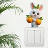Minhe Playful Rabbit Illustration Switch Sticker view 3