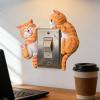Glow Button Stickers, 2-Pack Cute Cat Design view 3