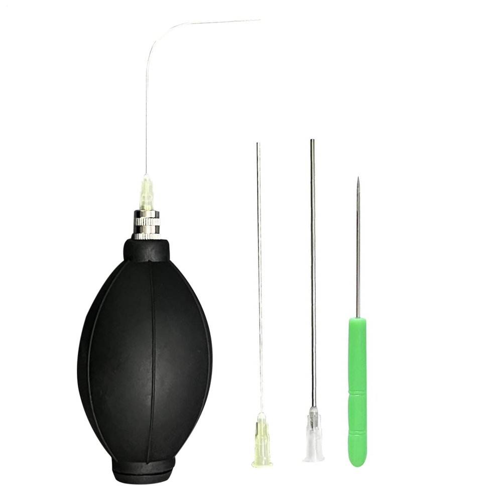 Duvcoywae Easy Egg Blower Set with Pump and Drill