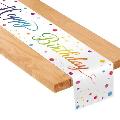 Happy Birthday Table Runner