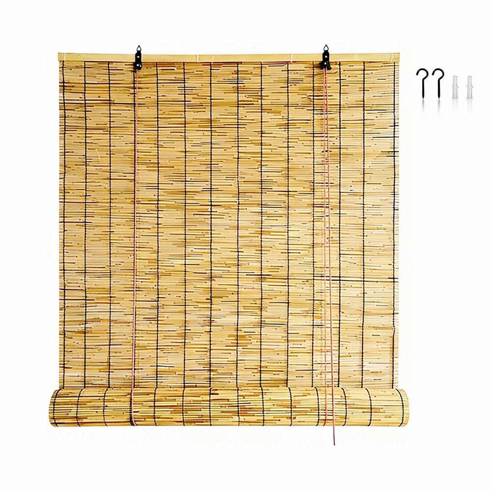 Weatherproof Bamboo Roller Blind