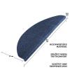 casa pura Textile Fiber Stair Mats - Self-Adhesive Stair Protection view 2