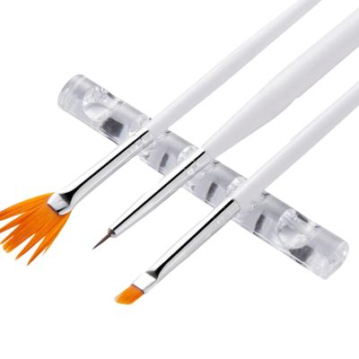 Transparent Acrylic Nail Brush Holder