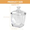 ibasenice 2-Pack Glass Containers with Lids, 260 ml, Clear Storage Jars view 2