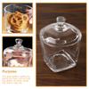 ibasenice 2-Pack Glass Containers with Lids, 260 ml, Clear Storage Jars view 4